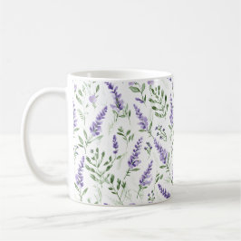 Lavender Natural Pattern Kaffeetasse