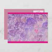 Lavender Nature Postkarte (Vorne/Hinten)