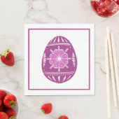Lavender Oaster Egg Classic Chic Serviette (Beispiel)