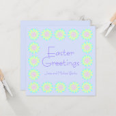 Lavender Oaster Greetings Karte (Vorderseite/Rückseite Beispiel)