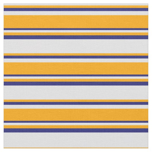Lavender, Orange & Midnight Blue Colos Muster Stoff (Nahaufnahme)