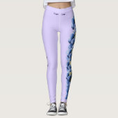 Lavender Oregon Staat Leggings (Vorderseite)