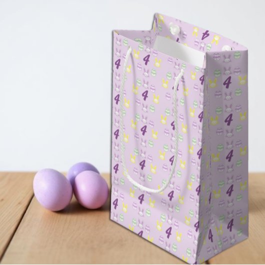 Lavender Oster 4. Geburtstag Kleine Geschenktüte