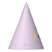 Lavender Oster 4. Geburtstag Partyhütchen (Links)