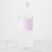 Lavender Oster 4. Geburtstag Wasserflaschenetikett (Rückseite)