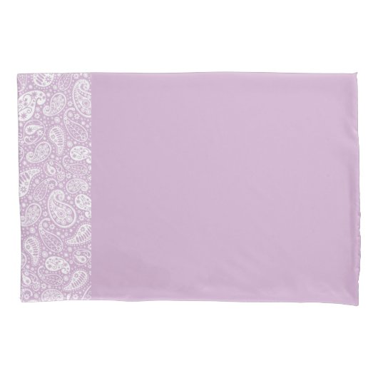 Lavender Paisley Pillowcase Kissenbezug (Vorderseite)