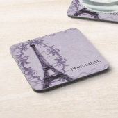 Lavender Paris Grunge Untersetzer (Linke Seite)