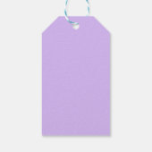 Lavender Pastel Gift Tags Geschenkanhänger (Rückseite)