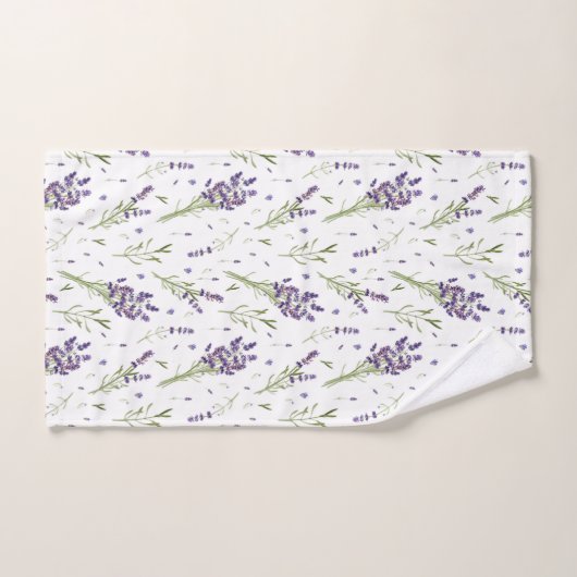 Lavender Pattern Badhandtuch Set (Handtuch)