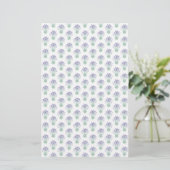 Lavender Pattern Geschenksoap Wrap | Leinenpapier (Stehend Vorderseite)