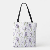 Lavender Pattern Tasche (Rückseite)