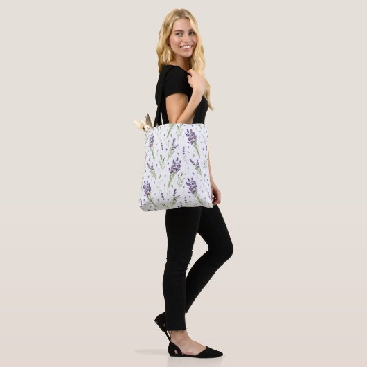 Lavender Pattern Tasche (Am Model)