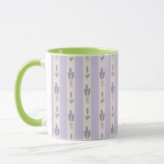 Lavender Pattern Tasse (Links)