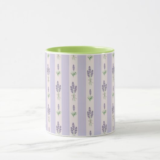 Lavender Pattern Tasse (Zentrum)