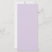 Lavender Personalisiert mit dem Menü "Gast Name El (Rückseite)