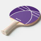 Lavender Personalized Ping Pong Paddle with Name Tischtennis Schläger (Vorderseite)