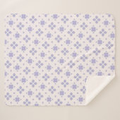 Lavender Petal Cozy Sherpadecke (Vorderseite (Horizontal))