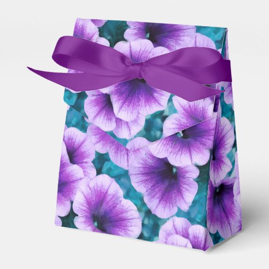 Lavender Petunia Blume Geschenkschachtel (Vorderseite)