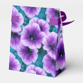 Lavender Petunia Blume Geschenkschachtel (Rückseite)