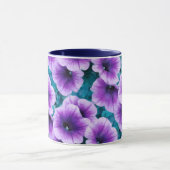 Lavender Petunia Blume Tasse (Zentrum)