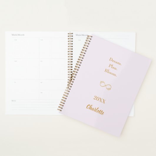 Lavender pink gold motivational quote 2026 planer (Anzeige)