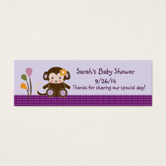 Lavender/Pink Jacana Monkey Girl Gefallen/Tags