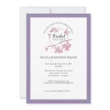 Lavender Pink Lilac Blossom Brautparty