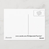 Lavender Pink Peony mit Fuschia Peonies Postkarte (Rückseite)