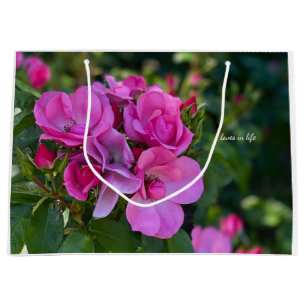 Lavender Pink Rose Große Geschenktüte
