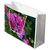 Lavender Pink Rose Große Geschenktüte (Vorderseite Schrägansicht)