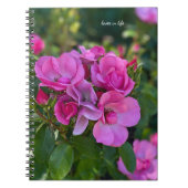 Lavender Pink Rose Notizblock (Vorderseite)