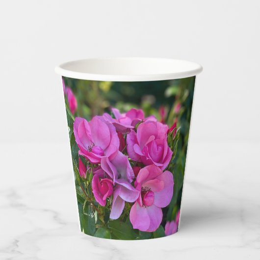 Lavender Pink Rose Pappbecher (Vorderseite)