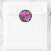 Lavender Pink Rose Runder Aufkleber (Tasche)