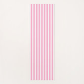 Lavender pink Vertical Stripped Yoga Mat Yogamatte (Vorderseite)