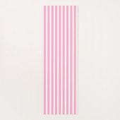 Lavender pink Vertical Stripped Yoga Mat Yogamatte (Rückseite)