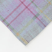 Lavender Plaid Cabin Harmony  Fleecedecke (Ecke)