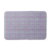 Lavender Plaid Harmony  Badematte (Vorderseite)