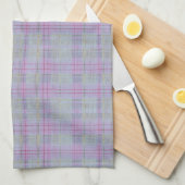 Lavender Plaid Harmony Geschirrtuch (Viertel Falte)