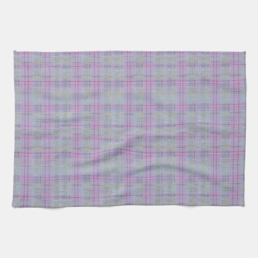 Lavender Plaid Harmony  Geschirrtuch (Horizontal)