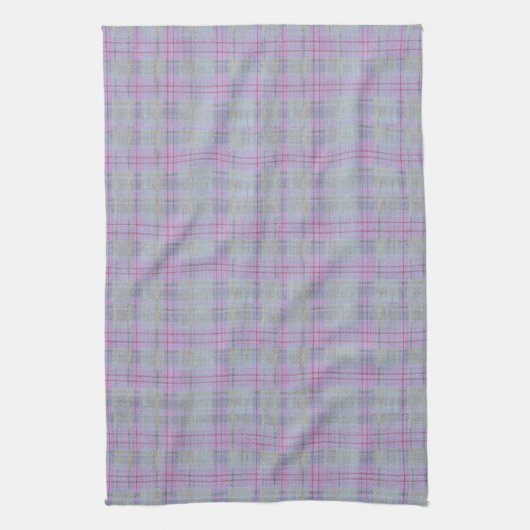 Lavender Plaid Harmony  Geschirrtuch (Vertikal)