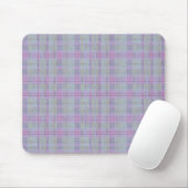 Lavender Plaid Harmony  Mousepad (Mit Mouse)