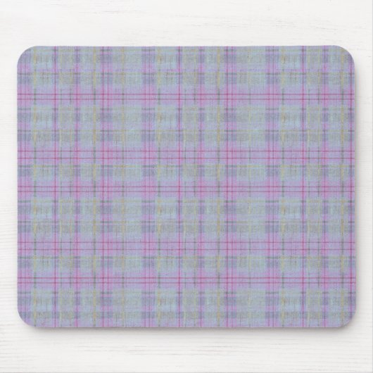 Lavender Plaid Harmony  Mousepad (Vorne)