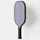 Lavender Plaid Harmony  Pickleball Schläger (Links)