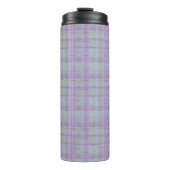 Lavender Plaid Harmony  Thermosbecher (Vorderseite)