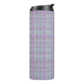 Lavender Plaid Harmony  Thermosbecher (Nach links gedreht)