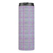 Lavender Plaid Harmony  Thermosbecher (Rückseite)