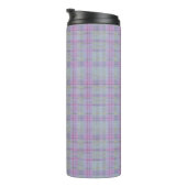 Lavender Plaid Harmony  Thermosbecher (Nach rechts gedreht)
