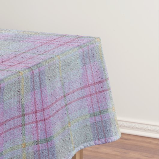 Lavender Plaid Harmony Tischdecke (Beispiel)