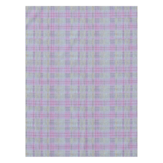 Lavender Plaid Harmony  Tischdecke (Vorderseite)