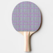 Lavender Plaid Harmony  Tischtennis Schläger (Rückseite)